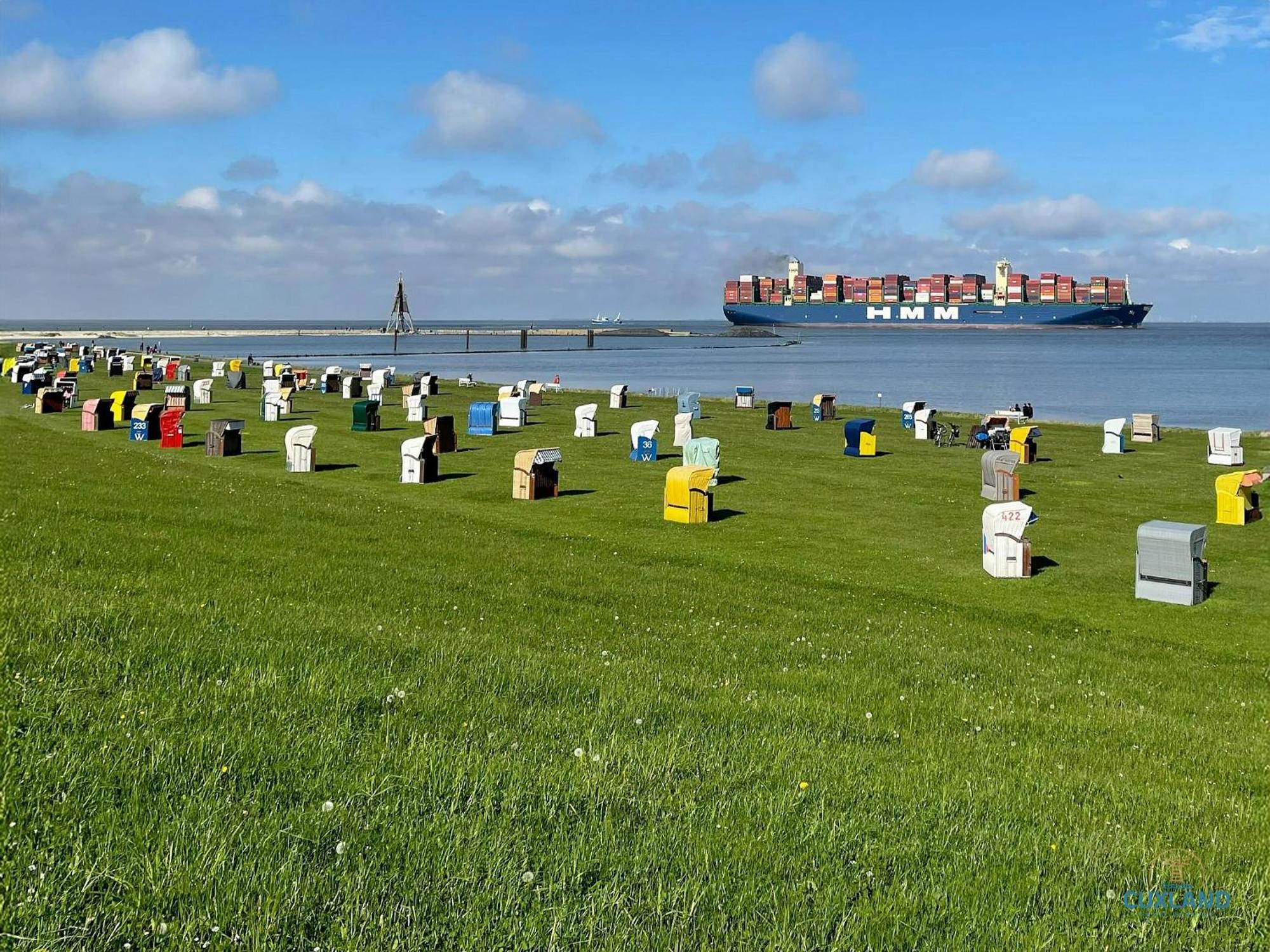 Urlaub Direkt Im Hafen Appartement Cuxhaven Buitenkant foto